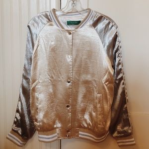 Nasty Gal Silk Bomber